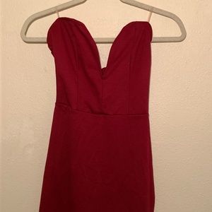 Red Charlotte Russe Cocktail Dress M